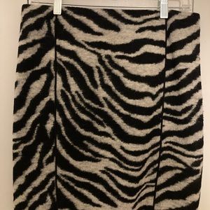 Ann Taylor Zebra skirt